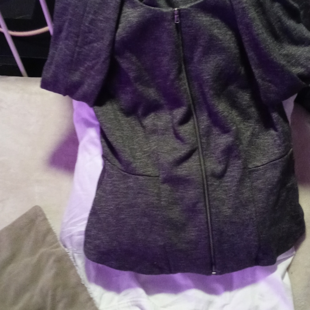 A gray sporty blazer